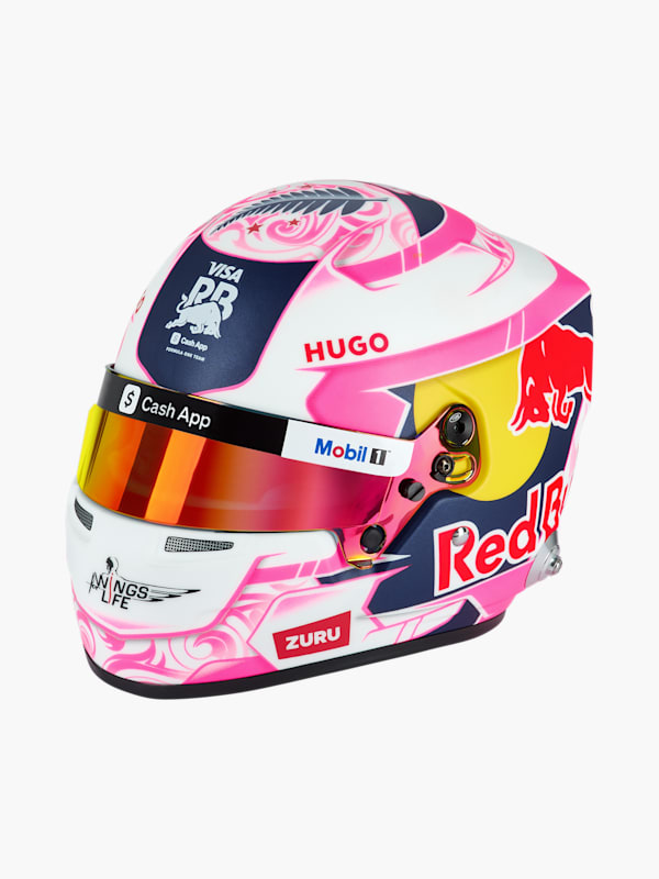 1:2 Liam Lawson 2025 Season Mini Helm (M-RBR25249): Visa Cash App Racing Bulls