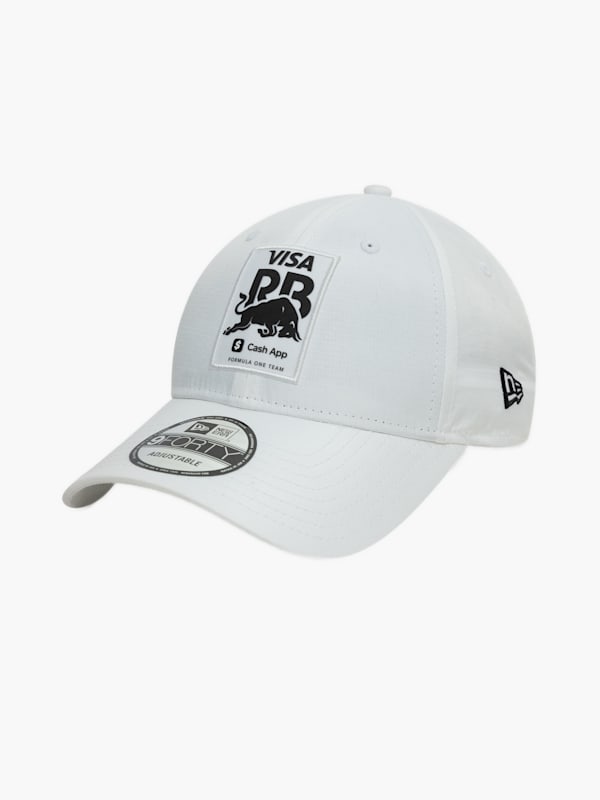 New Era Ripstop 9Forty White Cap (RAB25005): Visa Cash App Racing Bulls