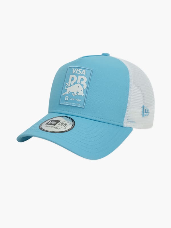 New Era E-Frame Trucker Dosciento Blue Cap (RAB25008): Visa Cash App Racing Bulls