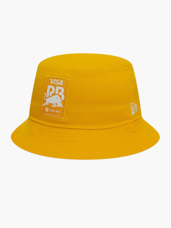 New Era Tapered Grilled Yellow Bucket Hat (RAB25009): Visa Cash App Racing Bulls