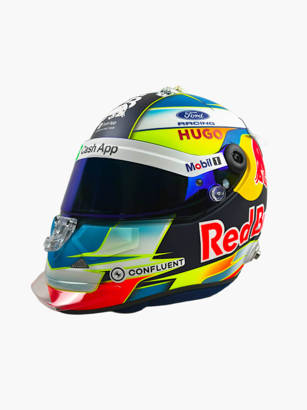 1:2 Arvid Lindblad 2026 Season Mini Helmet (M-RAB26094): Visa Cash App Racing Bulls