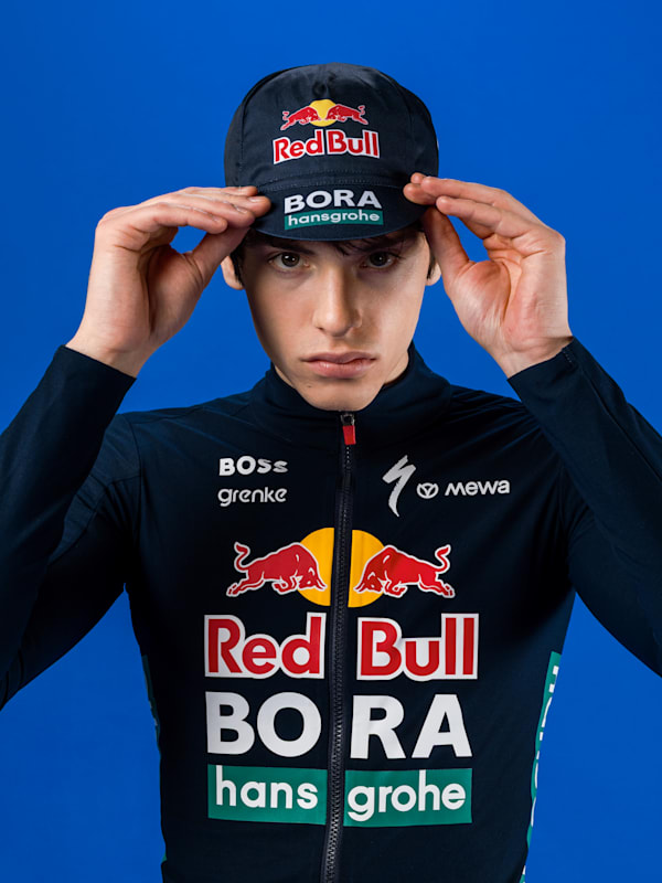 SPECIALIZED S-Racing Cycling Cap (M-RBB26011): Red Bull - BORA - hansgrohe