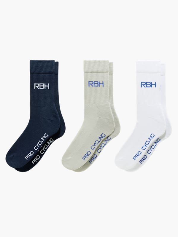 RBB 3-Pack of Socks (M-RBB262011): Red Bull - BORA - hansgrohe