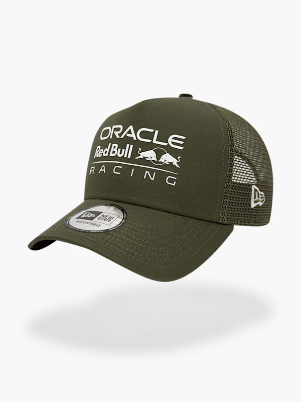 New Era Olive E-Frame Trucker Cap (RBR23174): Oracle Red Bull Racing
