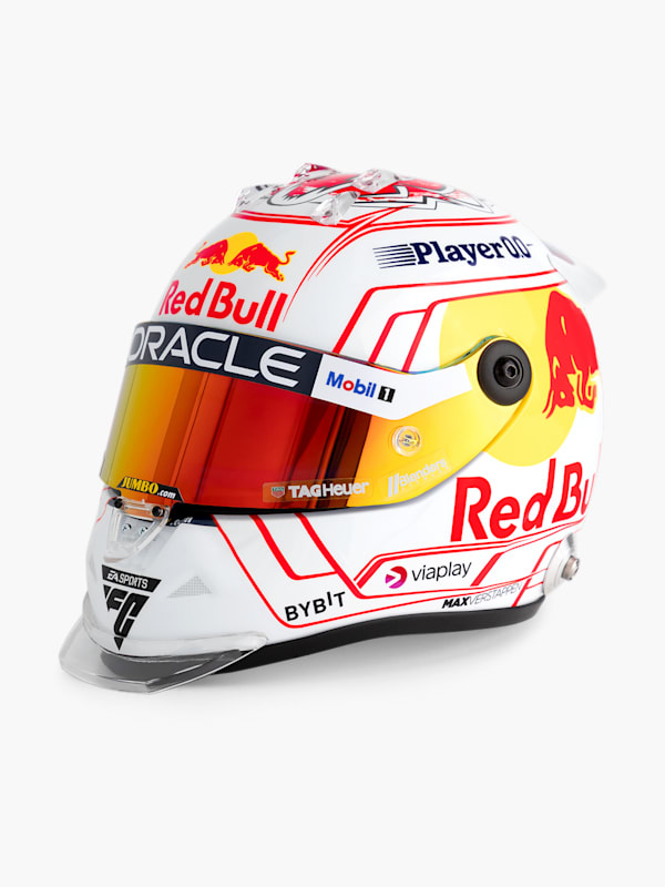 1:2 Max Verstappen Japan GP 2023 Mini Helm (RBR23254): Oracle Red Bull Racing 1-2-max-verstappen-japan-gp-2023-mini-helm (image/jpeg)