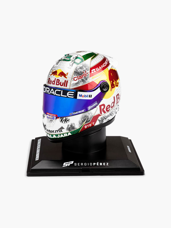 1:4 Checo Perez 250 Races 2023 Mini Helm (RBR23290): Oracle Red Bull Racing 1-4-checo-perez-250-races-2023-mini-helm (image/jpeg)