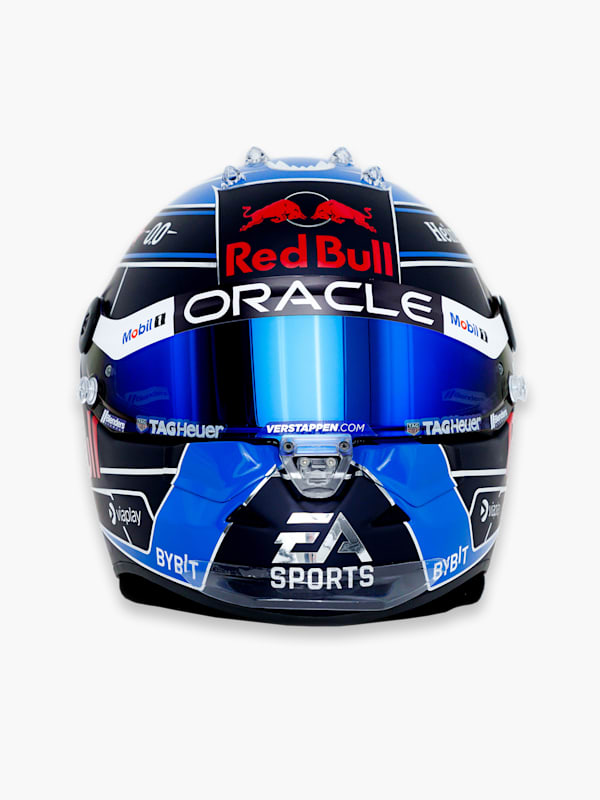1:2 Max Verstappen 2024 USA Mini Helm (RBR24340): Oracle Red Bull Racing