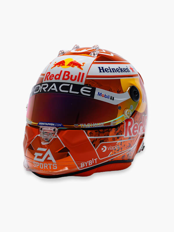 Max Verstappen Mini Helmets in Oracle Red Bull Racing Official Red
