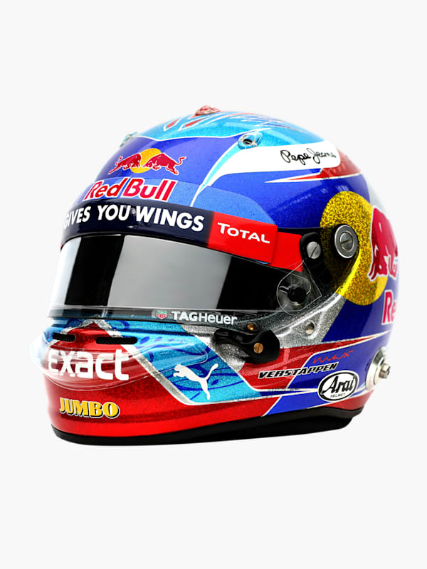 1:2 Max Verstappen Spain GP 2016 Mini Helmet (RBR24439): Oracle Red Bull Racing