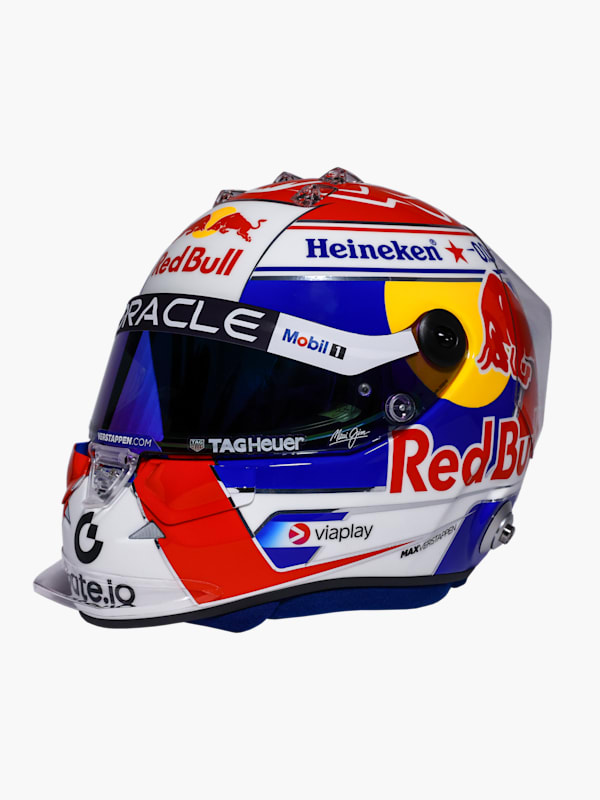1:4 Max Verstappen 2025 Season Mini Helmet (M-RBR25251): Oracle Red Bull Racing
