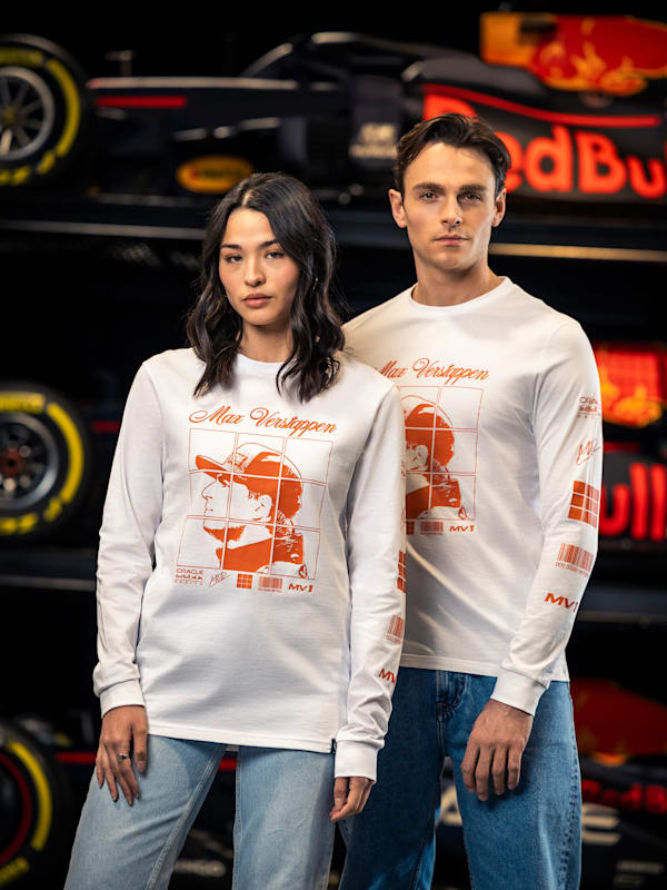 Max Verstappen Puzzle Long Sleeved T-Shirt (RBR25102): Oracle Red Bull Racing