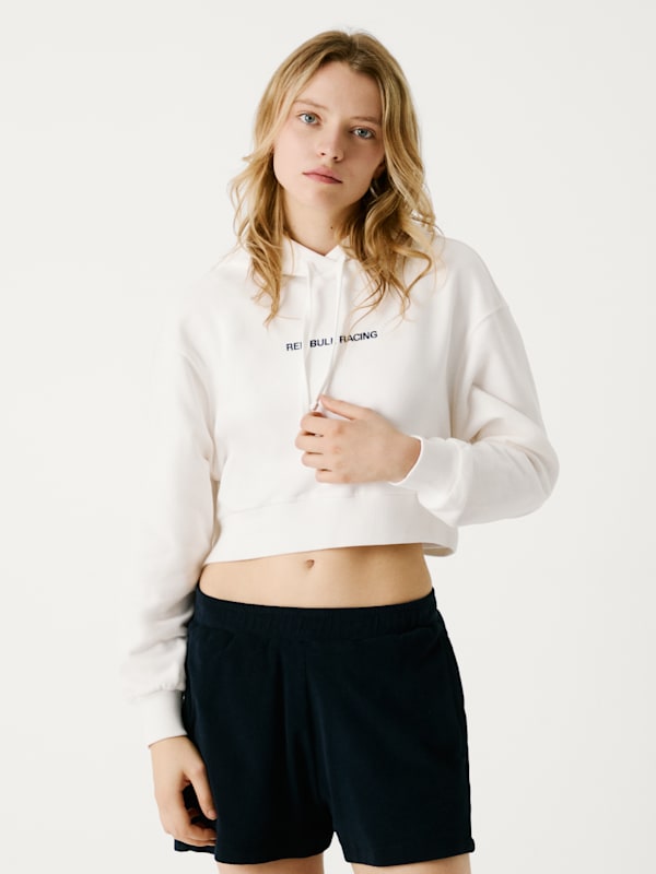 Pepe Jeans Cropped Logo Hoodie (RBR25137): Oracle Red Bull Racing