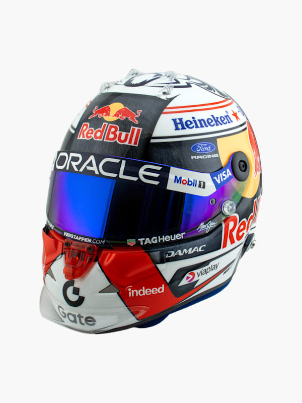 1:4 Max Verstappen Austin GP 2026 Mini Helmet (M-RBR26241): Oracle Red Bull Racing