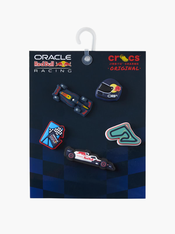 Oracle Red Bull Racing x Crocs Jibbitz 5-Pack (M-RBR26249): Oracle Red Bull Racing
