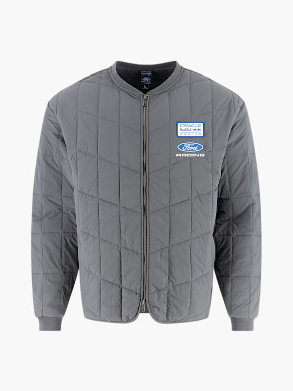 Oracle Red Bull Racing x Ford Quilted Bomber Jacket (M-RBR26253): Oracle Red Bull Racing