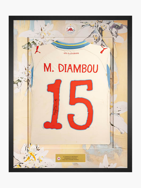 RBS Signiertes Diambou Trikot (M-RBS25150): FC Red Bull Salzburg