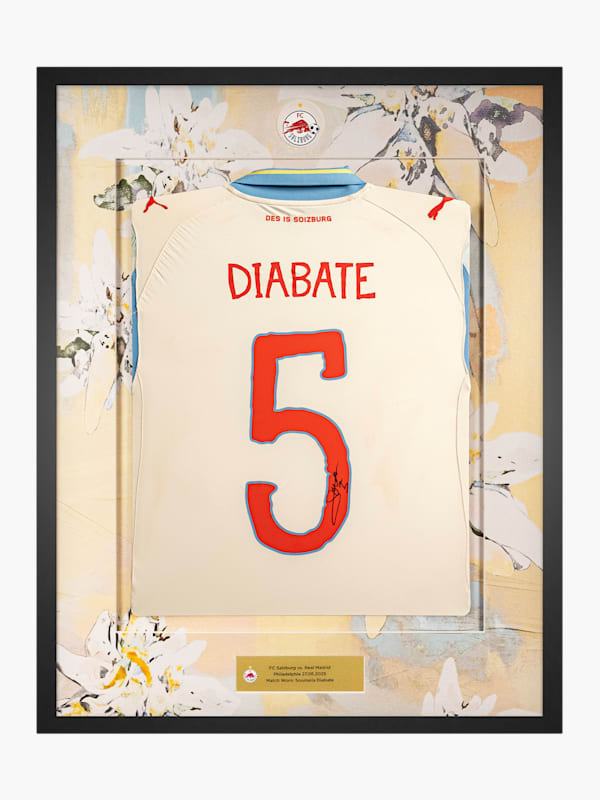 RBS Signiertes Diabate Trikot (M-RBS25151): FC Red Bull Salzburg