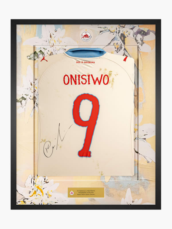 RBS Signiertes Onisiwo Trikot (M-RBS25157): FC Red Bull Salzburg