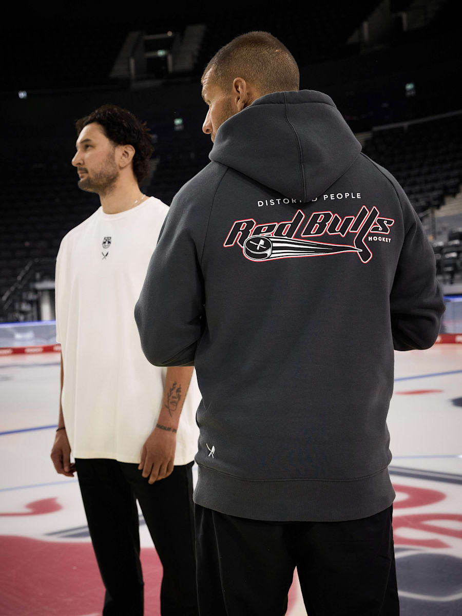 RBM x Distorted People Raglan Hoodie (M-ECM26029): EHC Red Bull München