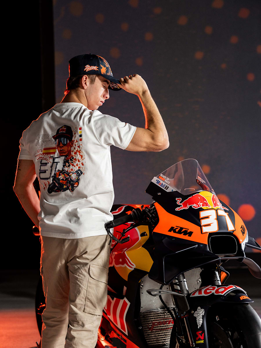 Pedro Acosta Rider T-Shirt Weiẞ (M-KTM25054): Red Bull KTM Racing Team
