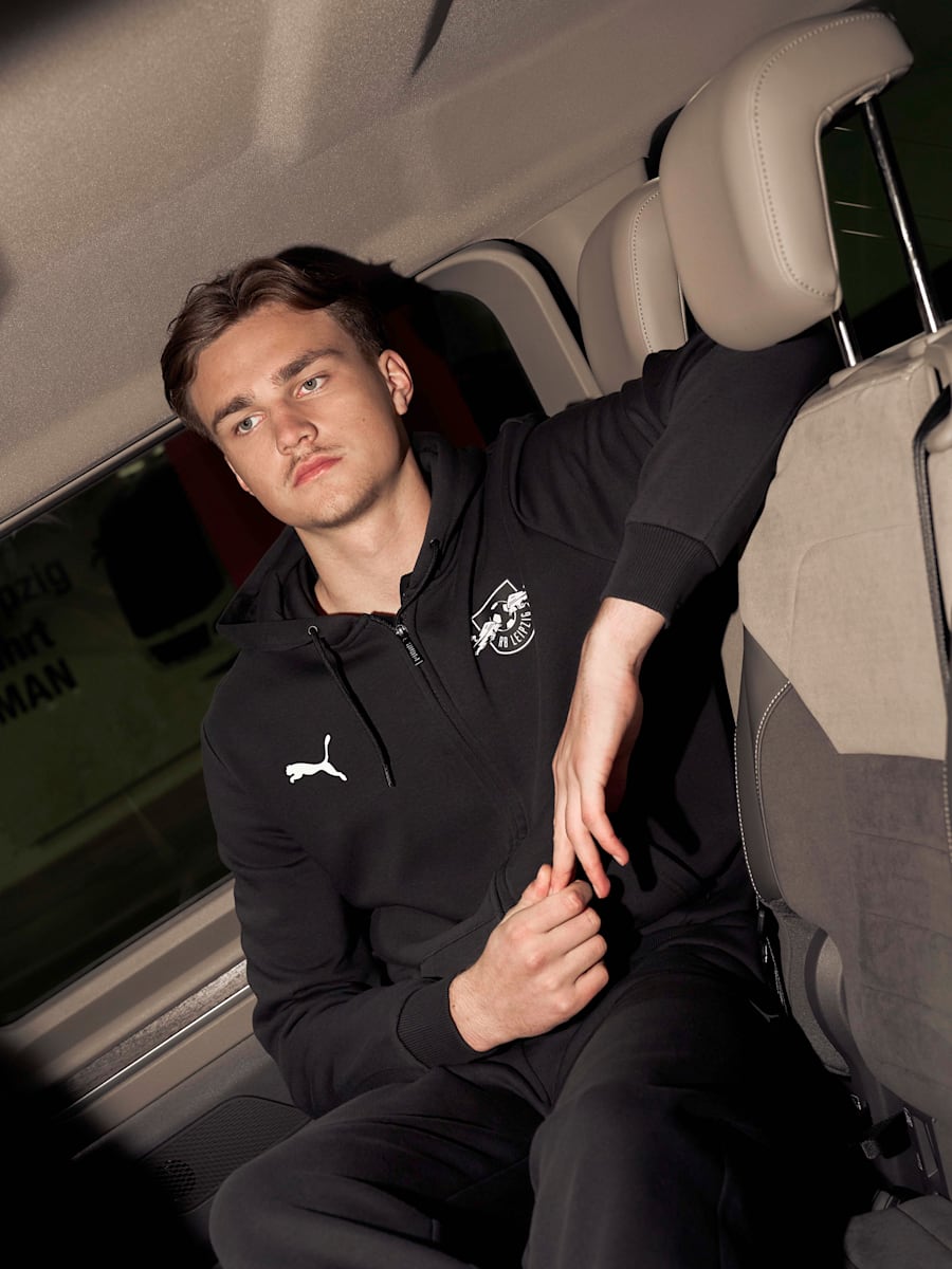 RB Leipzig Shop RBL Puma Essentials Hooded Jacket 24 25 only here at redbullshop