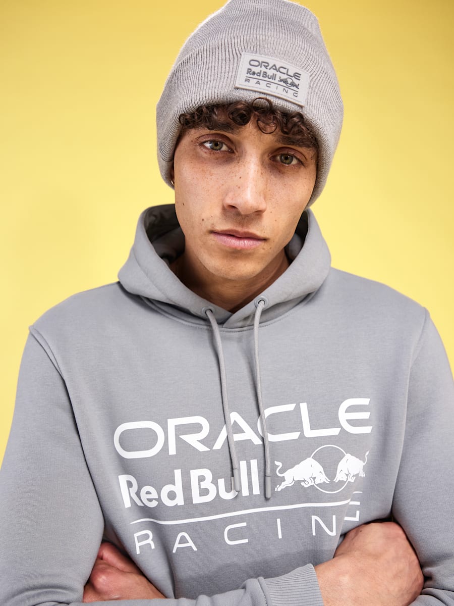 New Era Grey Marl Beanie (RBR23227): Oracle Red Bull Racing