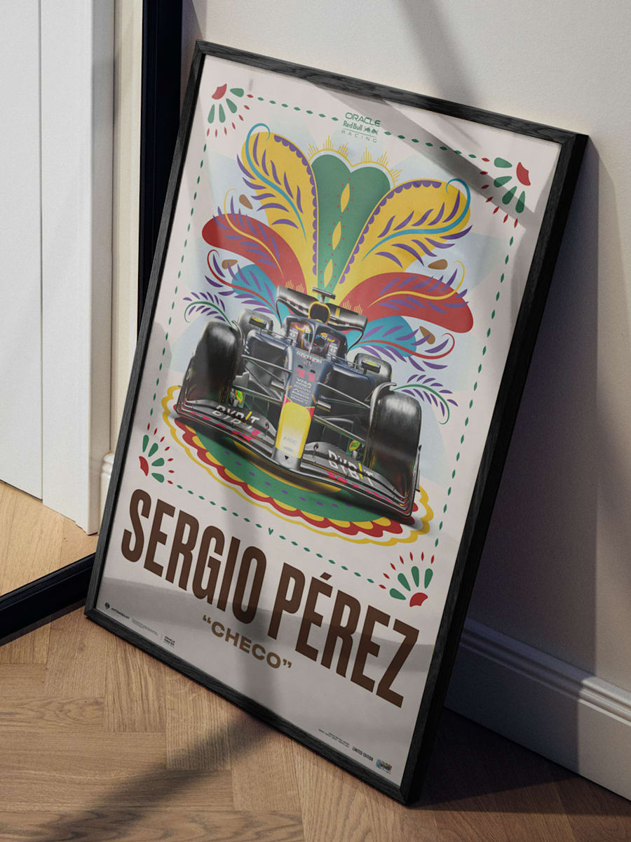 Oracle Red Bull Racing Sergio Pérez Mexican Grand Prix 2024 Large Design Print (RBR25151): Oracle Red Bull Racing