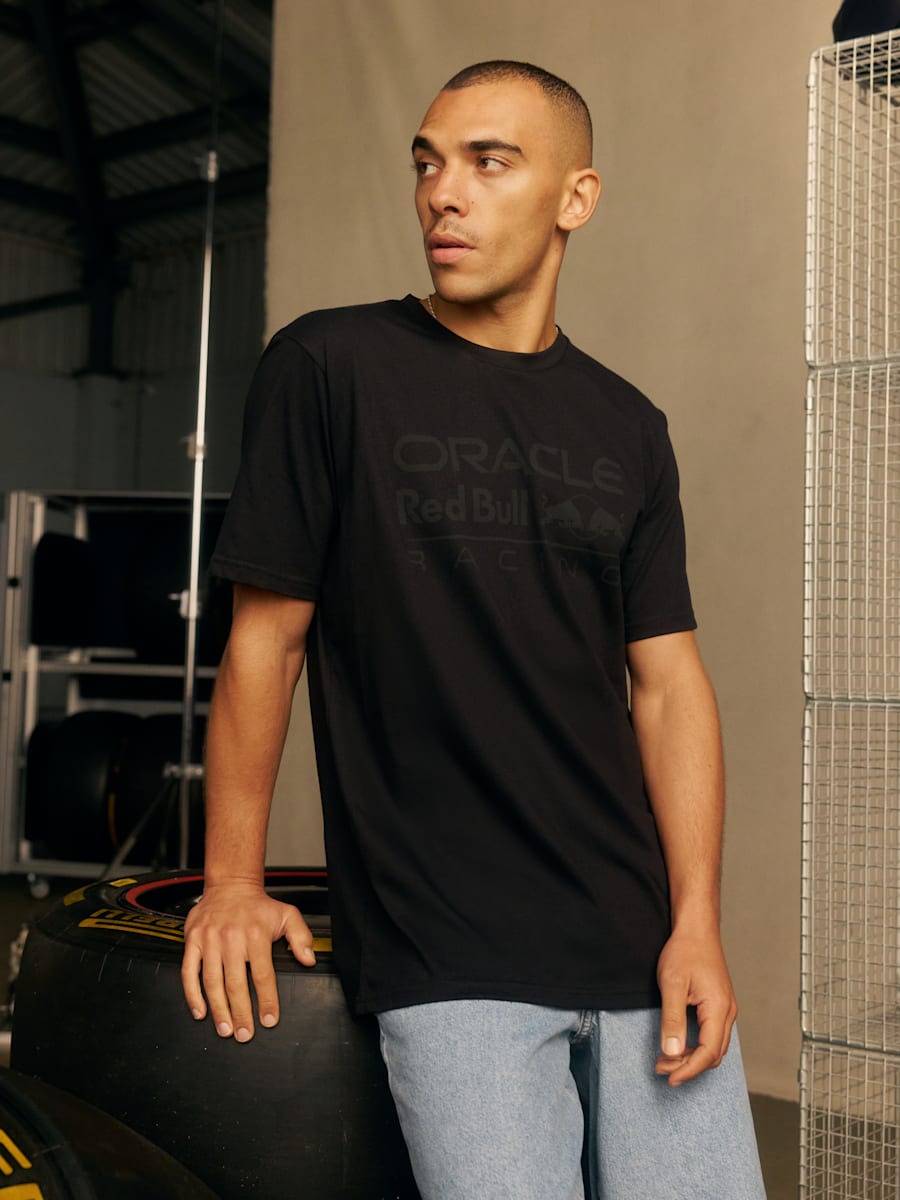 Essential Tonal Black T-Shirt (M-RBR26057): Oracle Red Bull Racing