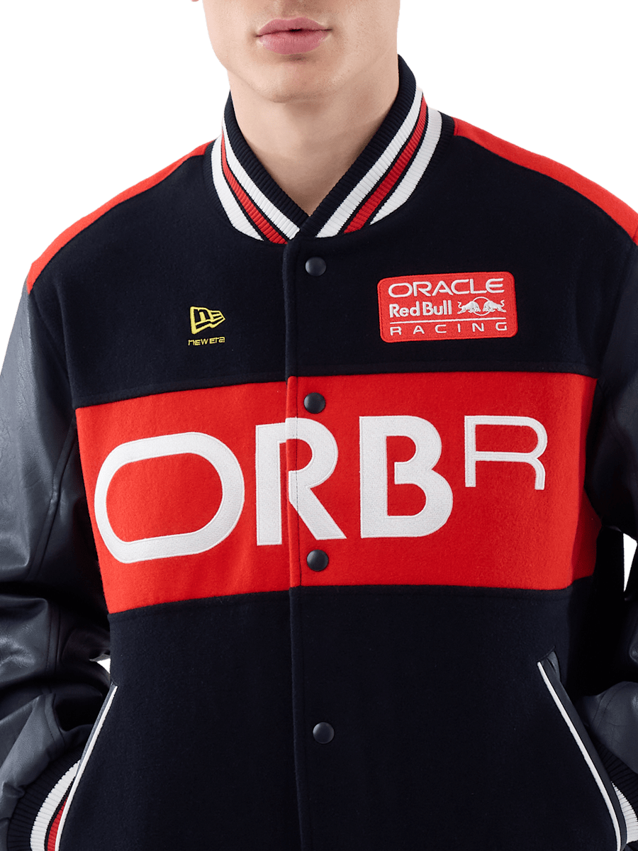 New Era ORBR Varsity Jacket (M-RBR26167): Oracle Red Bull Racing