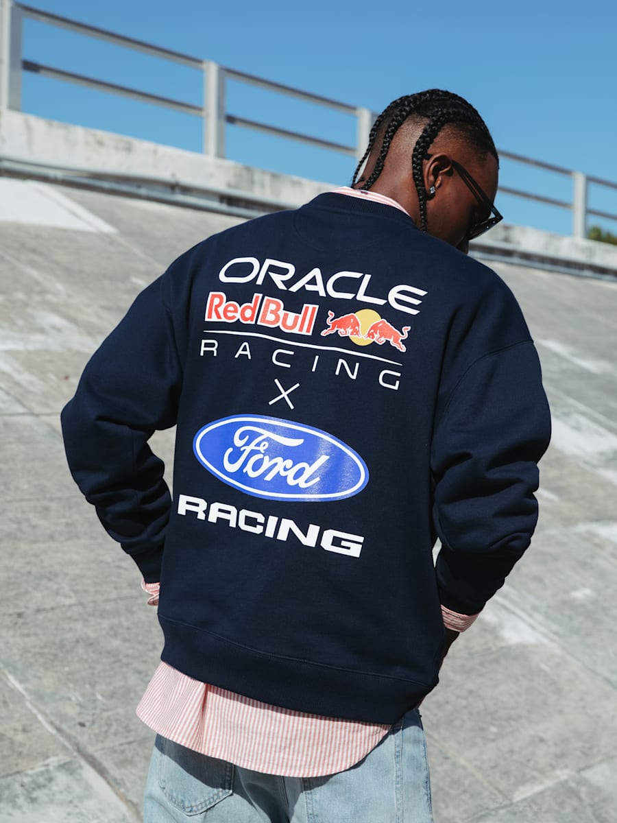 Oracle Red Bull Racing x Ford Oversized Sweatshirt (M-RBR26219): Oracle Red Bull Racing