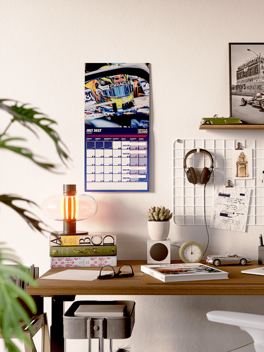 Oracle Red Bull Racing Official Calendar 2027 (M-RBR26346): Oracle Red Bull Racing
