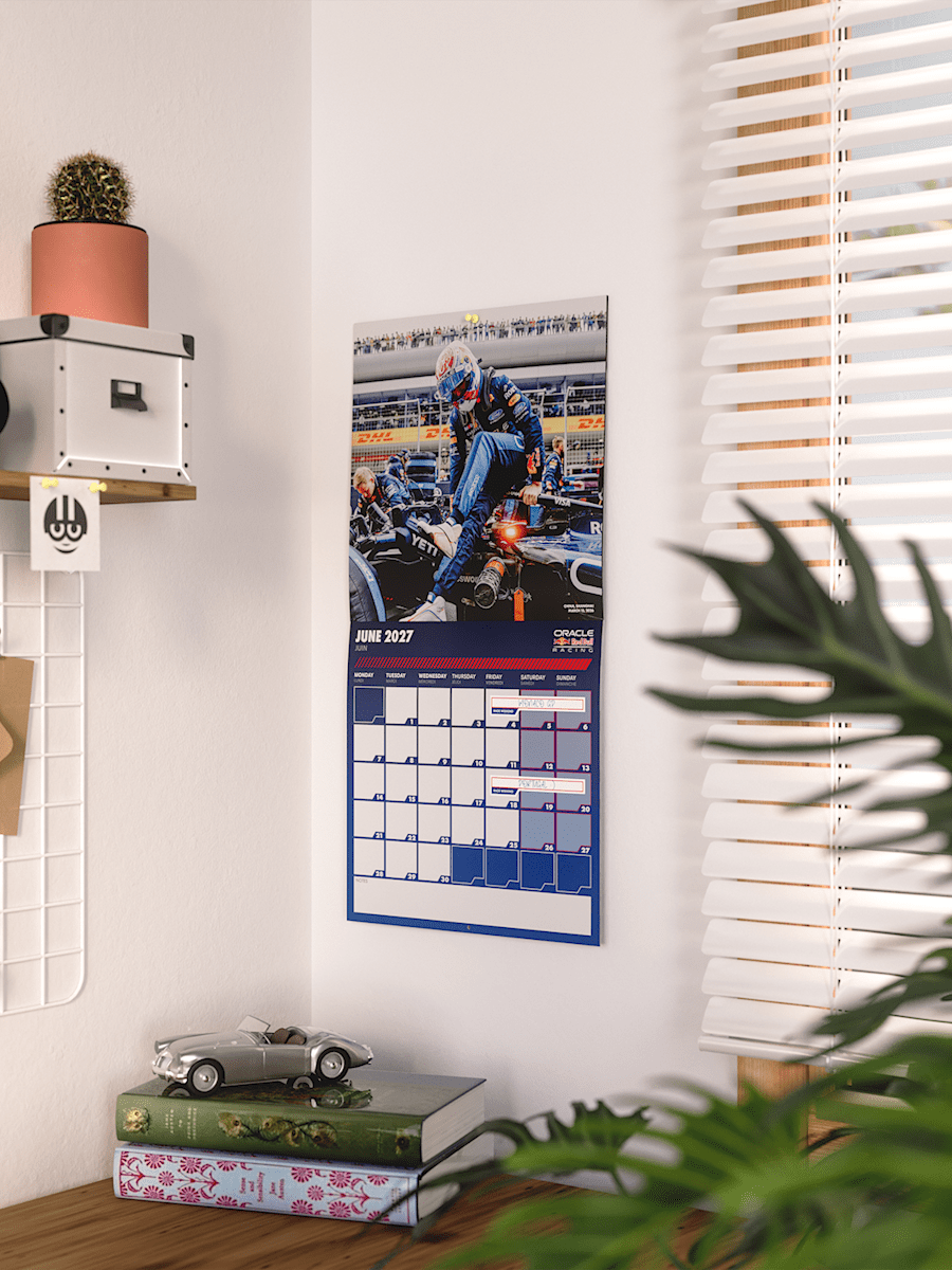 Oracle Red Bull Racing Official Calendar 2027 (M-RBR26346): Oracle Red Bull Racing