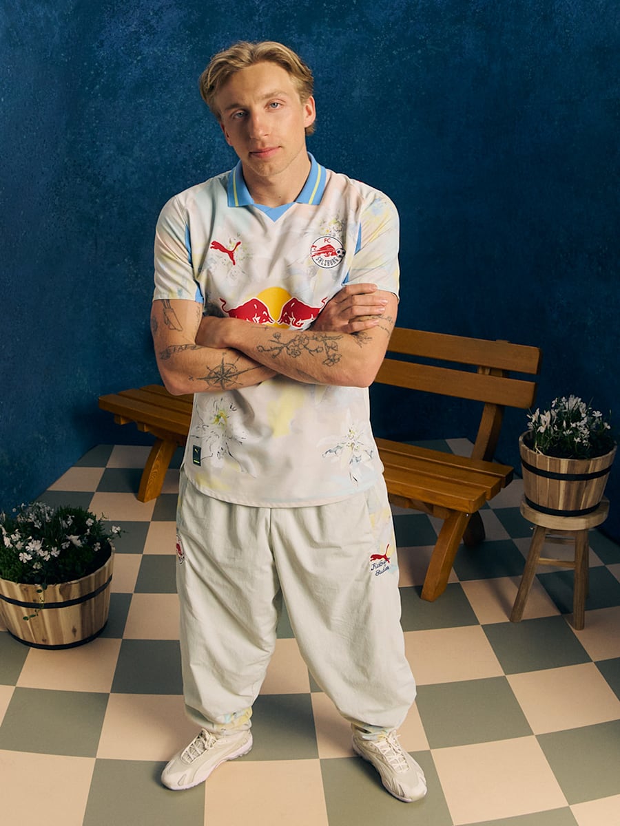 RBS PUMA KidSuper Travel Pants 25/26 (M-RBS25056): FC Red Bull Salzburg