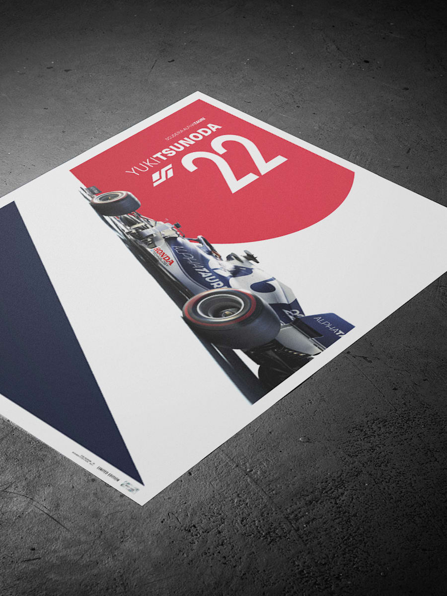 Yuki Tsunoda 2022 - Limited Edition Design Print (SAT22231): Scuderia AlphaTauri yuki-tsunoda-2022-limited-edition-design-print (image/jpeg)
